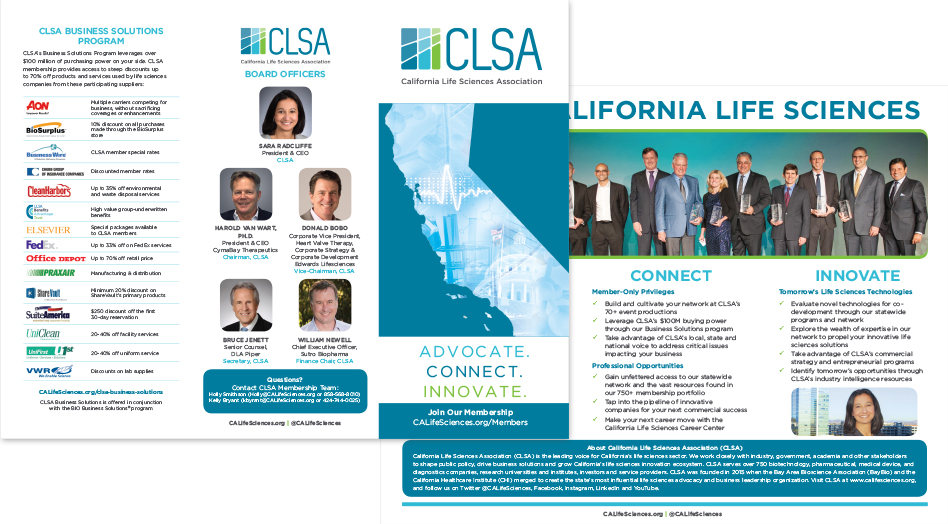 CLSA Print Collateral Membership Brochure